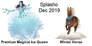 Premium Magical Ice Queen and Winter Horse